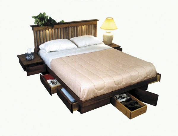 Ultimate Bed Platform Beds With Drawers, 12 Drawer Storage Bed King