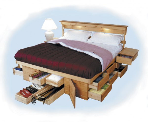 Ultimate Bed Platform Beds With Drawers, King Bed Frame With Storage Drawers And Headboard