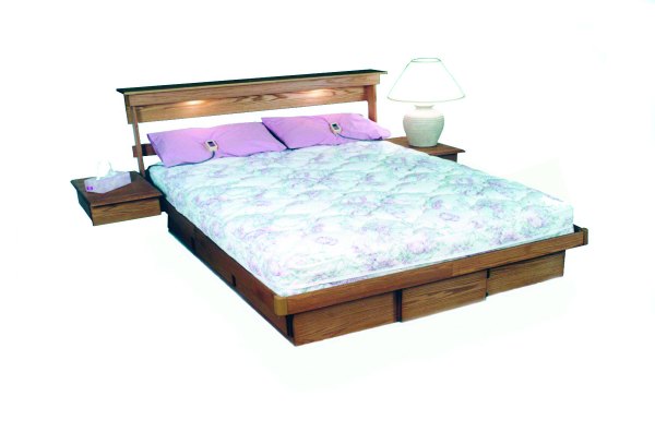 Ultimate Bed Platform Beds With Drawers, Adjustable King Bed Frame With Storage